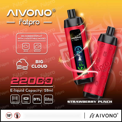 AIVONO vape Fatpro 22000 Puffs 22k Disposable Vape 0_AIVONO-Fatpro-22000