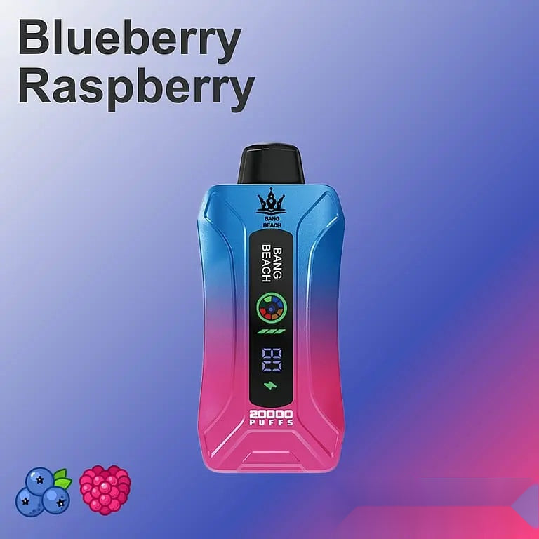 Bang Beach 20000 20K puffs disposable Vape Recommended fruit-flavored e-cigarettes   1_BlueberryRaspberry1