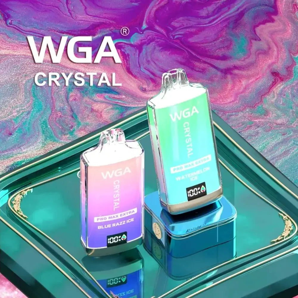 WGA Crystal plus WGA Crystal Pro Max Extra 15000 Puffs Disposable Vape 30 flavors