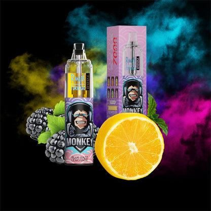 RandM Tornado 7000 Puffs Disposable Vape—BLUE RAZZ LEMONADE🍋