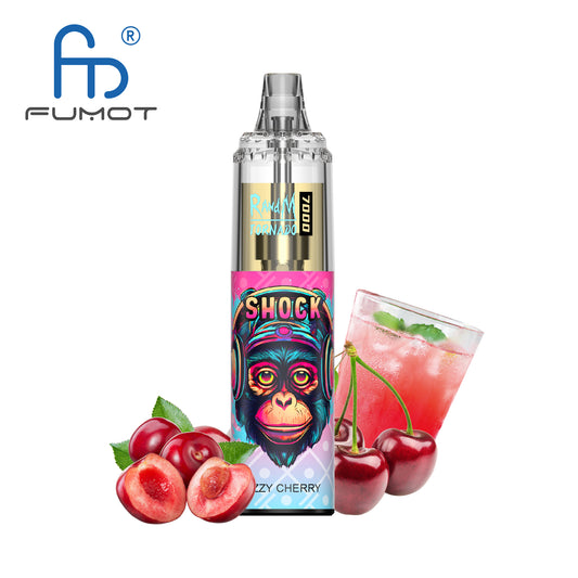 RandM Tornado 7000 Puffs Disposable Vape—Fizzy Cherry🍒🍹