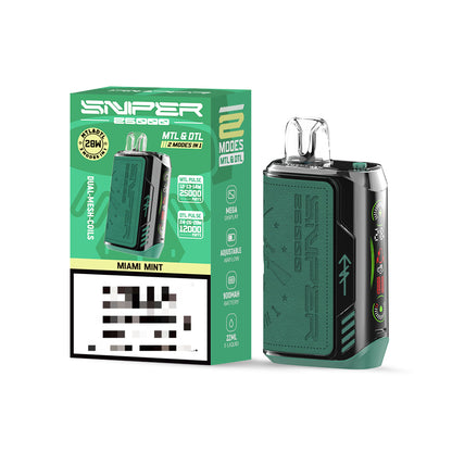 VAPMOD SNIPER 25000 Puffs vapmod uwake 30000 Disposable Vape 5_MIAMI-MINT