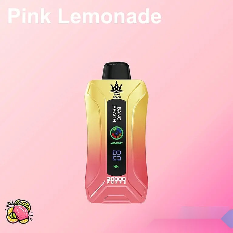 Bang Beach 20000 20K puffs disposable Vape Recommended fruit-flavored e-cigarettes  6_PinkLemonade1