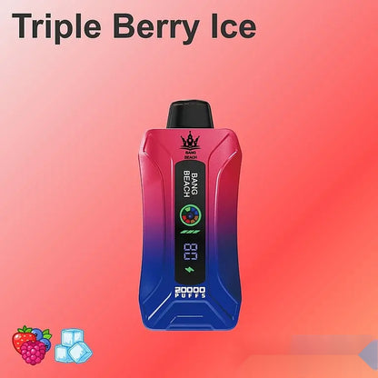 Bang Beach 20000 20K puffs disposable Vape Recommended fruit-flavored e-cigarettes  9_TripleBerrylce1