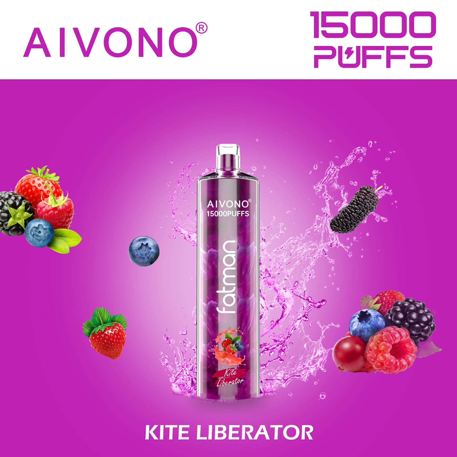 AIVONO vape FATMAN 15000 Puffs 15k Disposable Vape AIVONO-FATMAN-15000-Puff-10