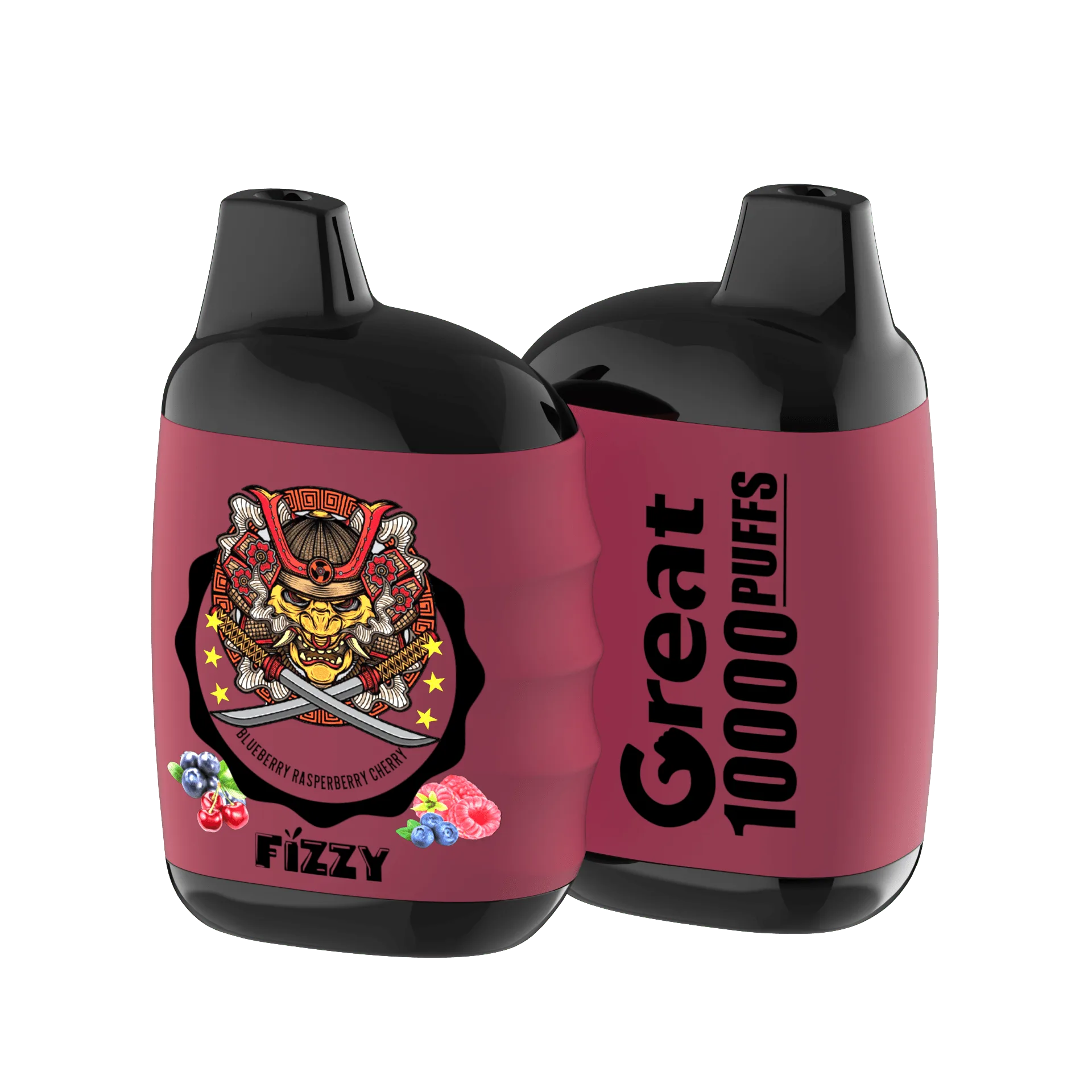 Fizzy GREAT 10000 Puffs Einweg-Vape 10 flavors   BLUEBERRY-RASPBERRY-CHERRYpng