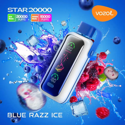 VOZOL Star 20000 Puffs Disposable Vape wholesale  Blue-Razz-Ice_jpg