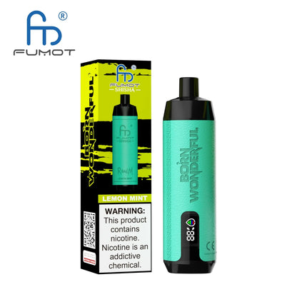 FUMOT RANDM SHISHA 10000 VAPE DEVICE WITH BATTERY AND EJUICE DISPLAY RandM Vape