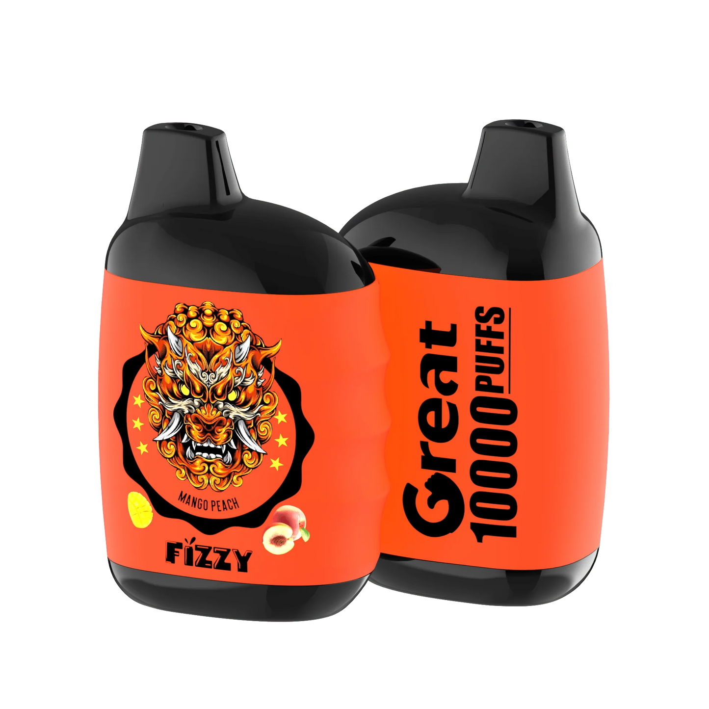 Fizzy GREAT 10000 Puffs Einweg-Vape 10 flavors  MANGO-PEACHpng