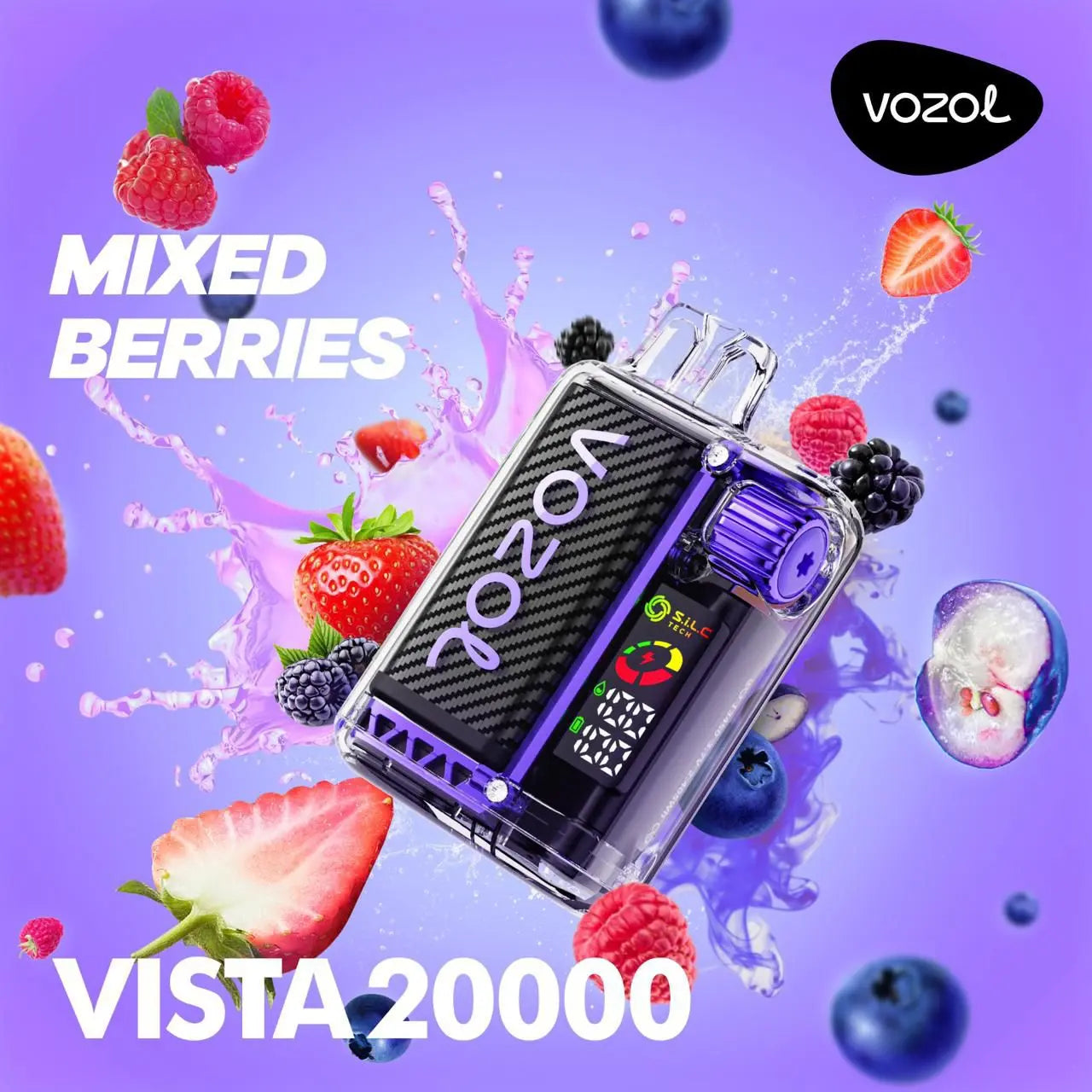 Vozol Vista 20000 2K Puffs Disposable Vape  MIXED-BERRIES-vozol-vista-20000