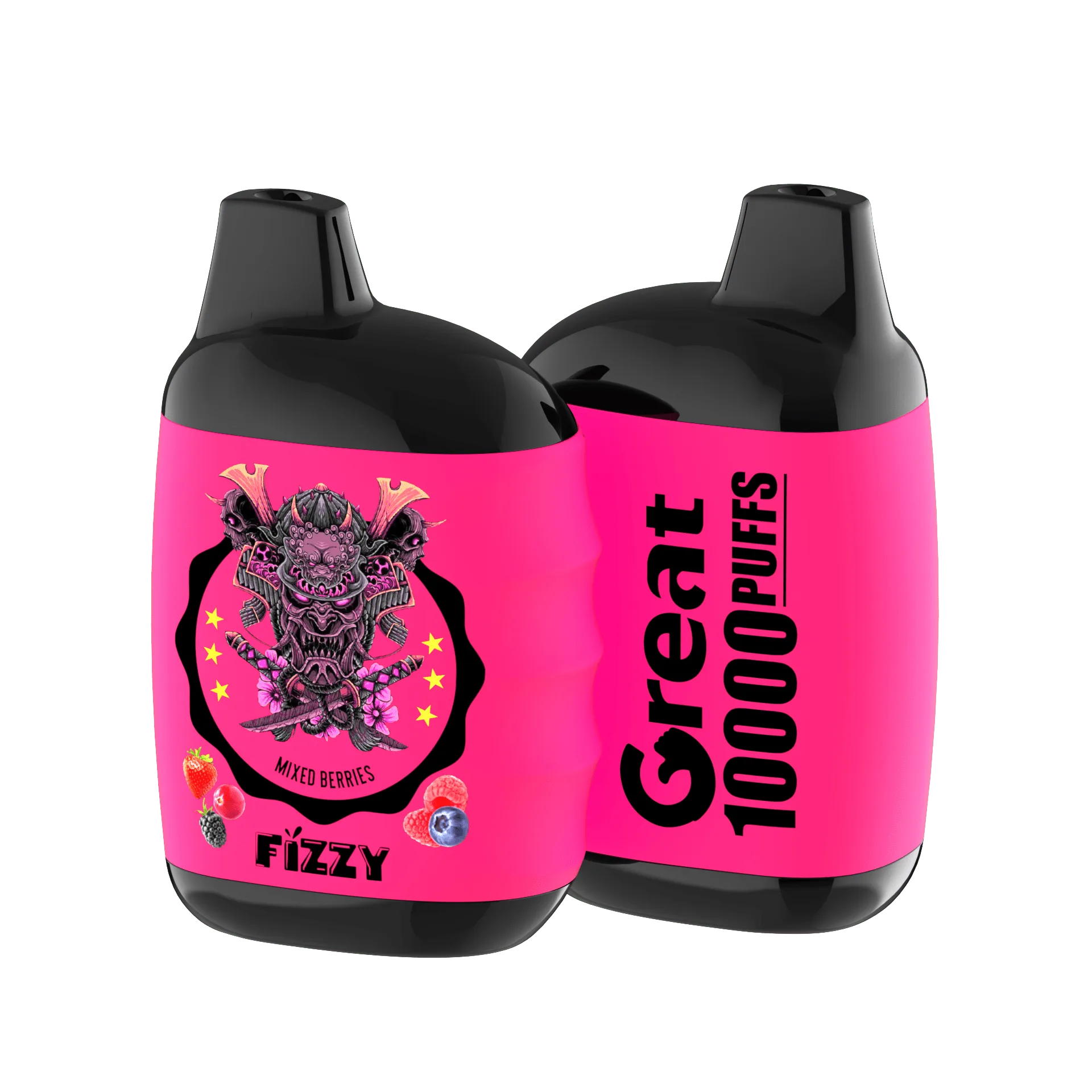 Fizzy GREAT 10000 Puffs Einweg-Vape 10 flavors  MIXED-BERRIESpng