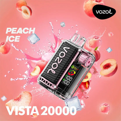 Vozol Vista 20000 2K Puffs Disposable Vape  PEACH-ICE-vozol-vista-20000