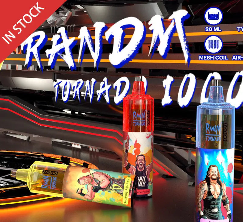 RANDM TORNADO 10000 AIRFLOW CONTROL  VAPE DEVICE 1PC (24 Tastes) RandM Vape