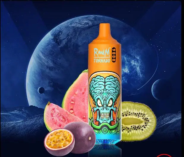 RandM Tornado 9000-Kiwi Passion Fruit Guava RandM Vape