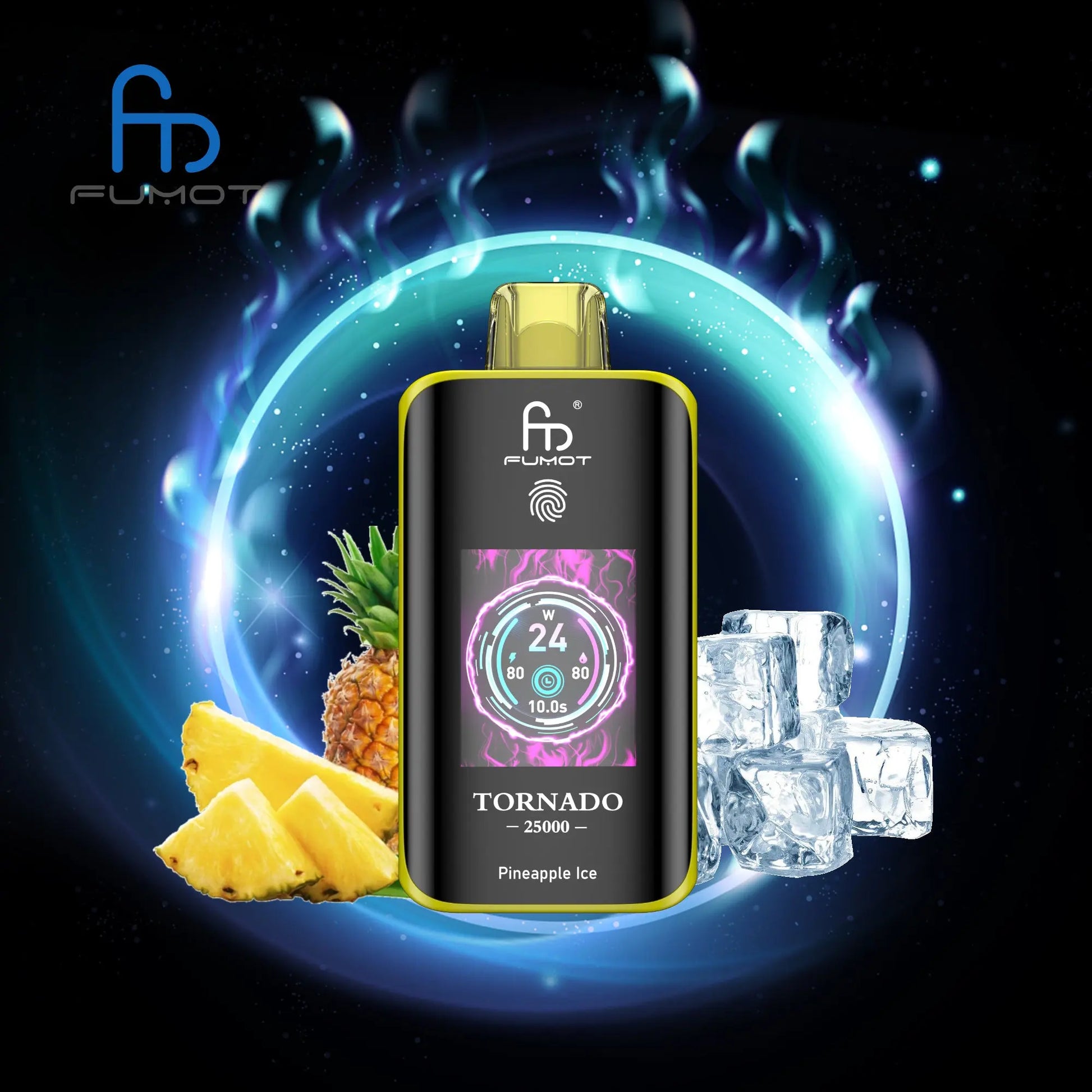 Randm Tornado 25000-Pineapple lce RandM Vapes