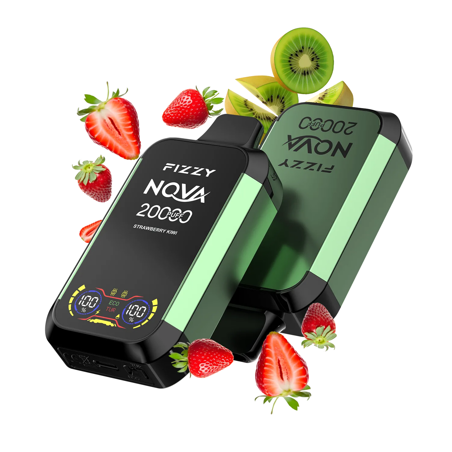 Fizzy Nova 20000 Puffs Disposable Vape 12 flavors  STRAWBERRY-KIWI_png