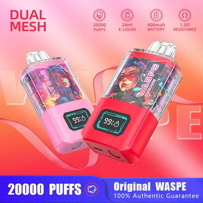 WASPE 20000 PUFFS  20K  Disposable Vapes Wholesale buy vape  Waspe-20000-puffs-dual-mesh-32