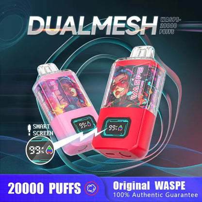 WASPE 20000 PUFFS  20K  Disposable Vapes Wholesale buy vape  Waspe-20000-puffs-dual-mesh-33