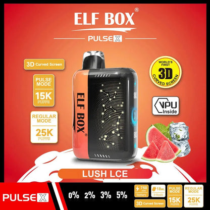 ELF BOX PULSE X 25000 Puffs 25K  Disposable Vape   elf-box-pulse-x-25004