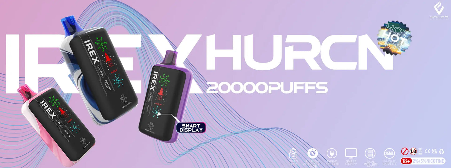 IREX Hurcn Box 20000 puffs Disposable Vape  official_banner-1