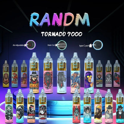 RandM Tornado 7000 Puffs RandM vape 7k Disposable Vape🦍-Over 50 flavors   randm-tornado-7000-disposable-vape08107194511